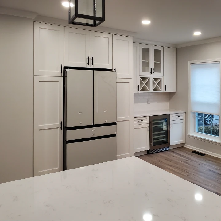 white kitchen tile